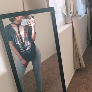 Distressed Summer Festival Top